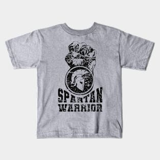 Spartan warrior vintage Kids T-Shirt